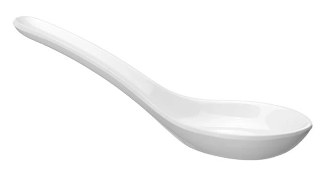 Łyżka przystawkowa z melaminy, 130x45 mm, biały | HENDI, 566534