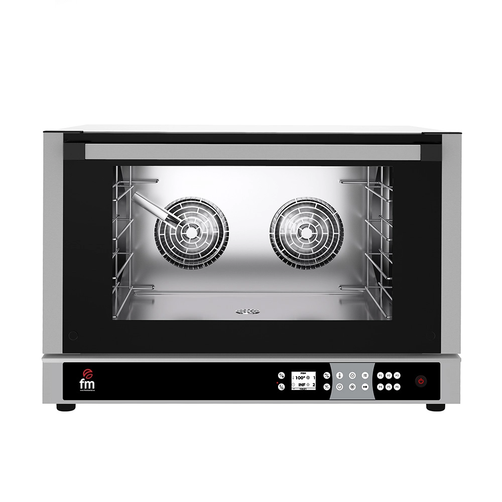 Piec konwekcyjny z nawilżaniem, elektryczny, 4x600x400 / 4xGN 1/1, 6.3 kW, 820x805x560 mm | FM INDUSTRIAL, ShopCook