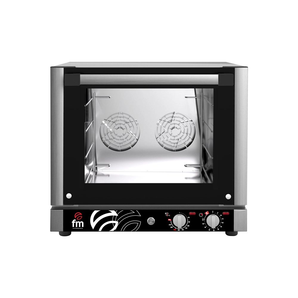 Piec konwekcyjny z nawilżaniem elektryczny, manualny, 4x430x340 / 4xGN 2/3, 3.1 kW, 590x665x540 mm | FM INDUSTRIAL, ShopCook