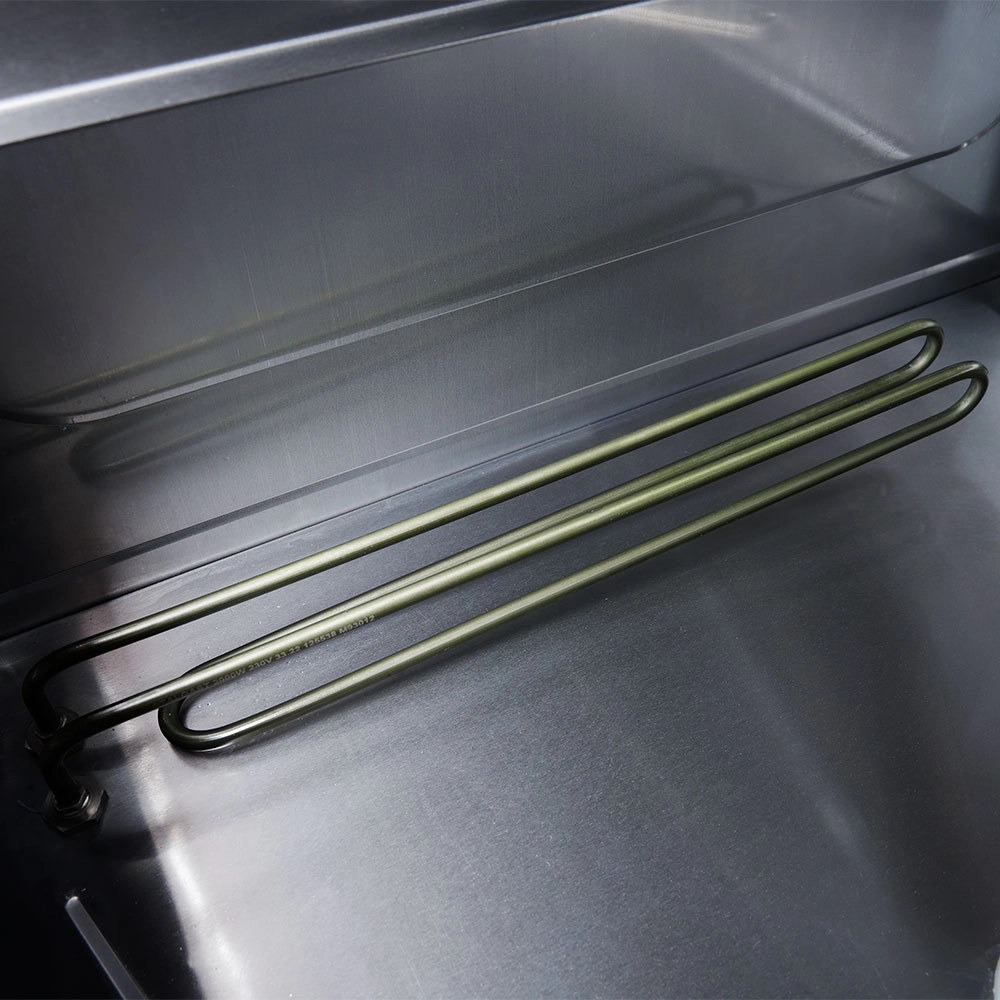 Zmywarko wyparzarka uniwersalna z podstawą, dozownik płynu nabłyszczającego, kosz 500×500 mm, 3.4/4.9 kW, 230/400 V, 565×685×835 mm | STALGAST, 801501