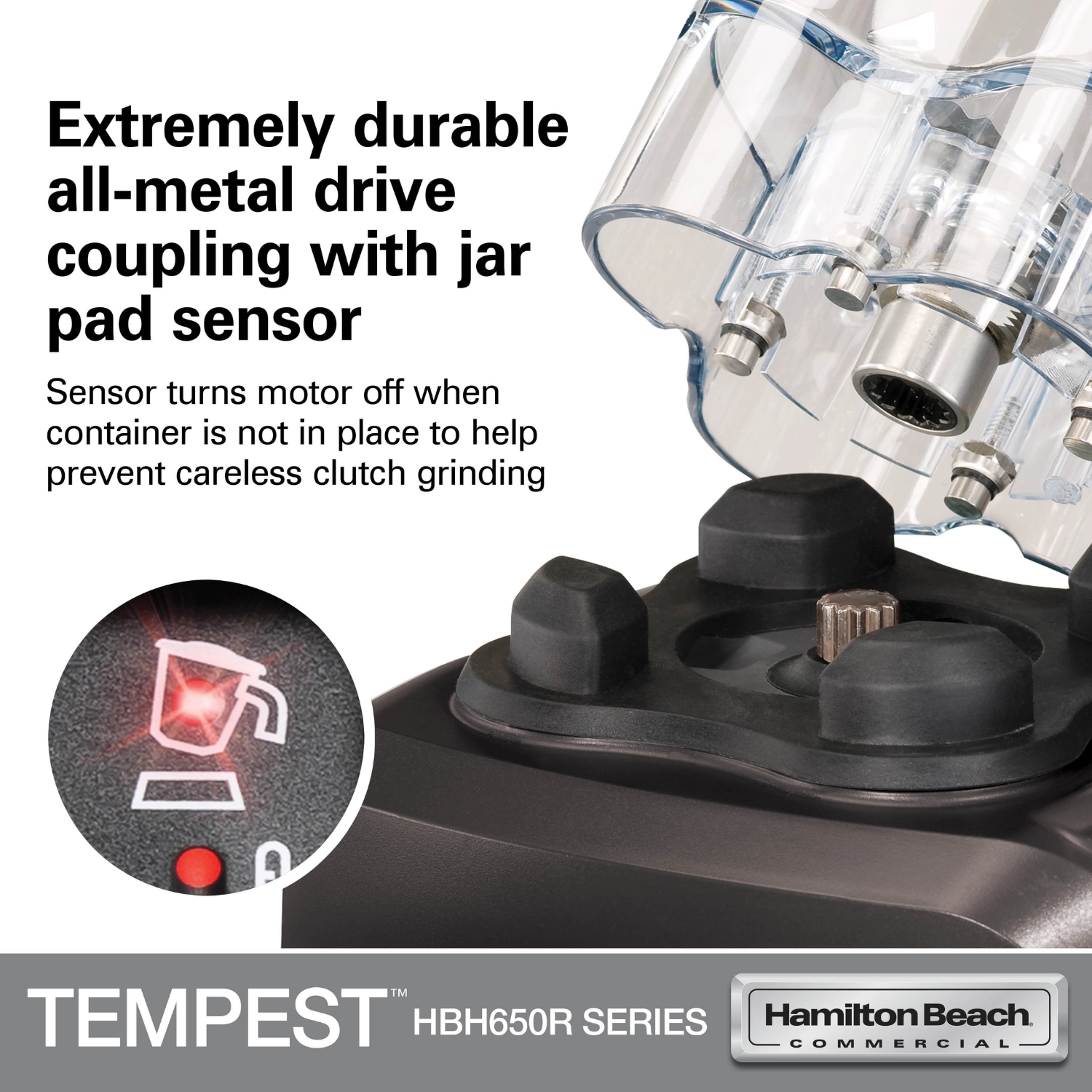 Blender barmański Tempest®, 1,8 l, 1200 W | HAMILTON BEACH COMMERCIAL, HBH650R-CE