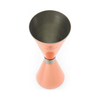 Jigger – miarka barmańska Slim Style, 30/60 ml, miedziana ze stalową obwódką | BARFLY, M37090CP