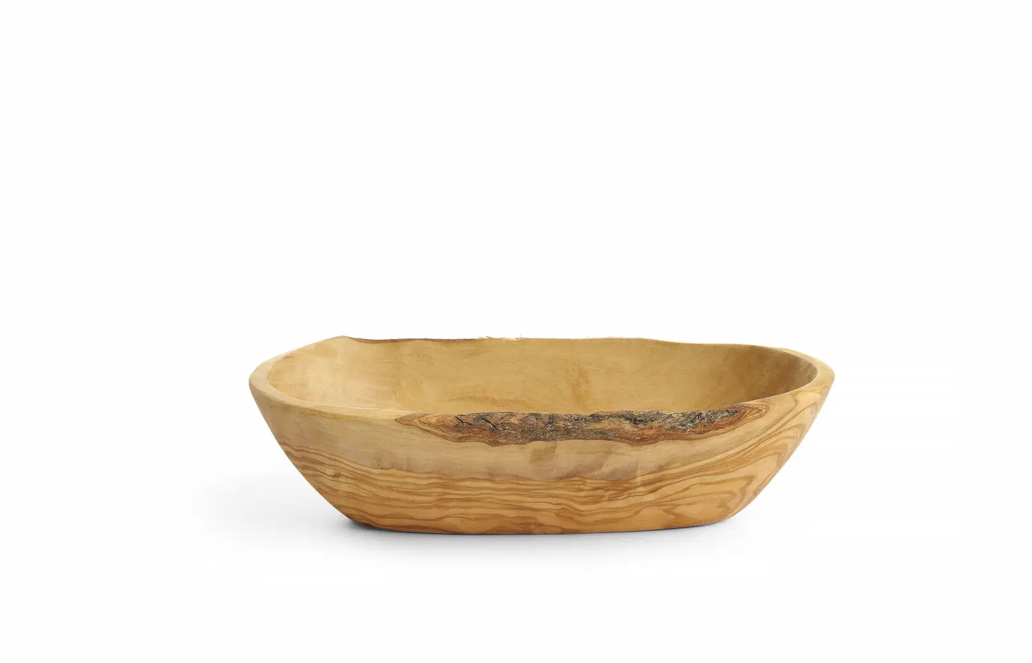 Miska podłużna z drewna oliwnego, 205x95x50 mm | HENDI, 505335