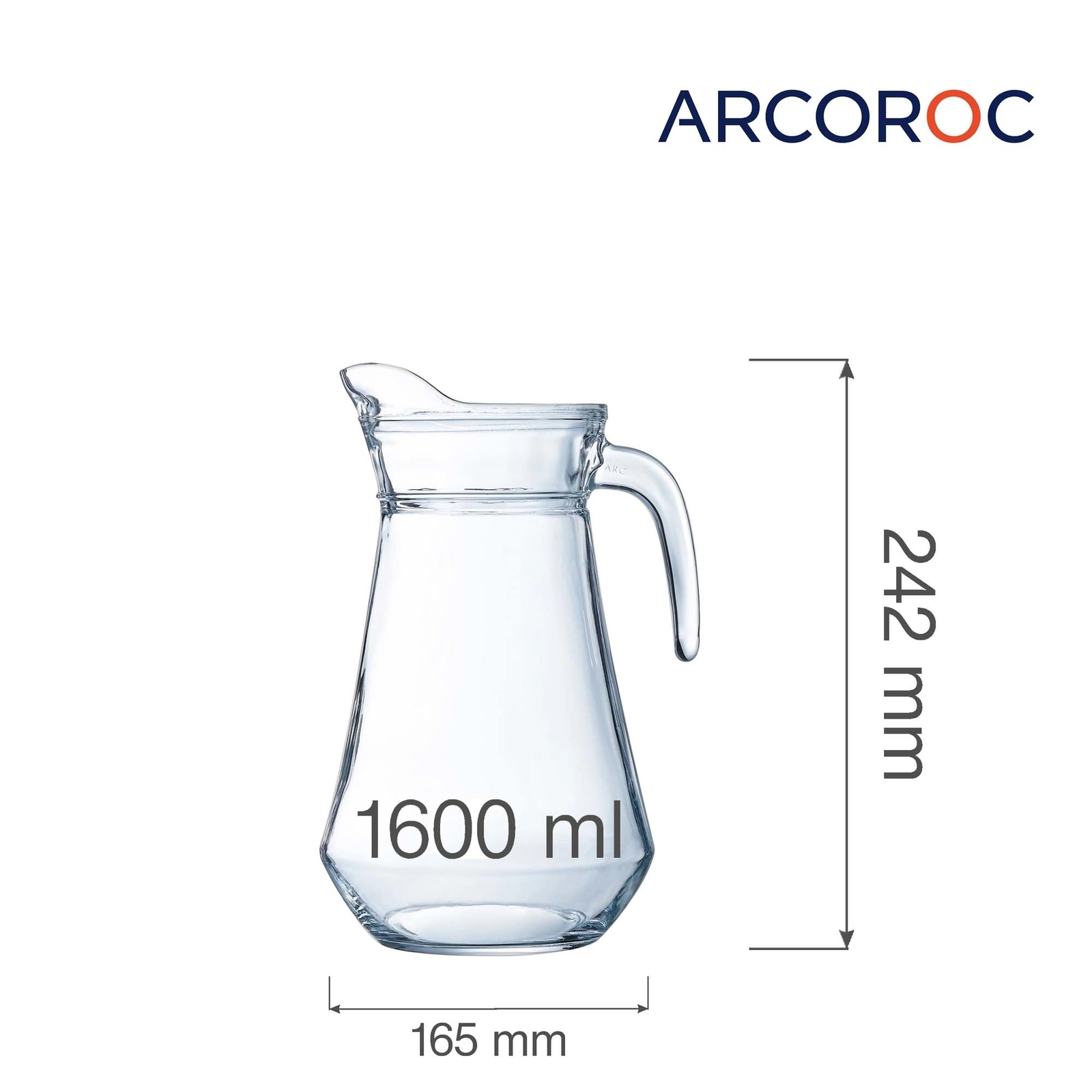 Dzbanek na wodę i sok, 1,6 l | ARCOROC, 53061