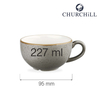 Filiżanka do kawy i herbaty, 227 ml | CHURCHILL, Stonecast Peppercorn Grey