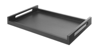 Taca Roomservice drewniana czarna, 603×402×20 mm | FINE DINE, Madeira Black