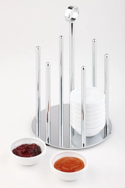Dyspenser do 36 miseczek Ø60 mm, stand z pojemnikami z melaminy | APS, Mini