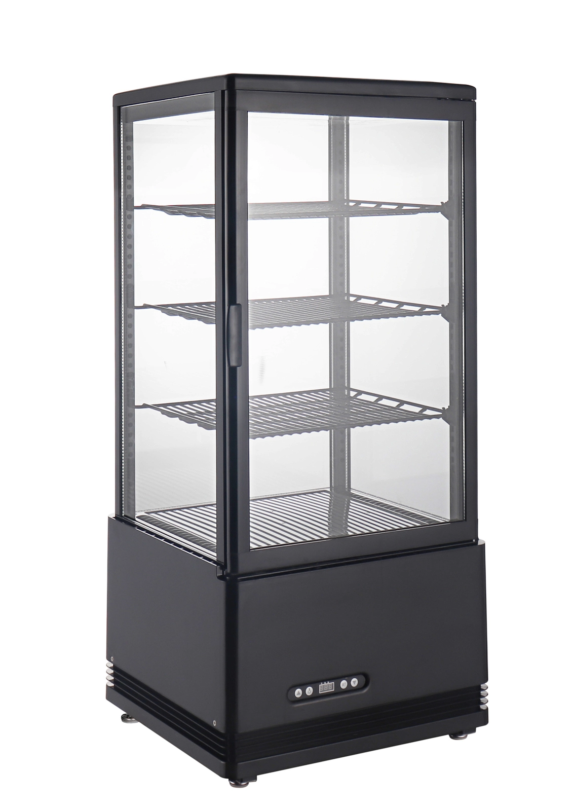 Witryna chłodnicza nastawna czarna z oświetleniem LED, 78 l, 452x406x966 mm | TECHNICA, Cold Line Air