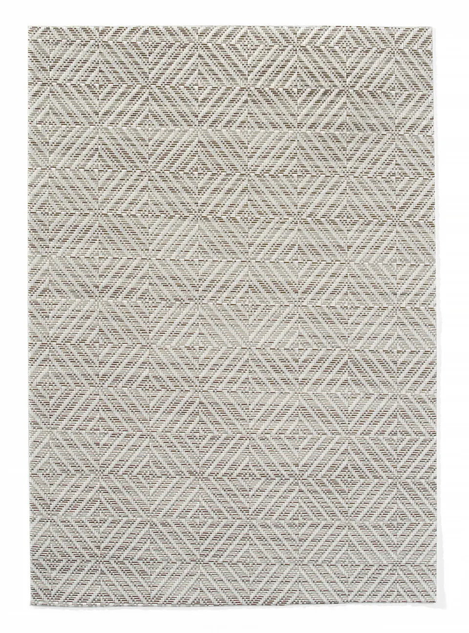 Podkładka na stół, wzory geometryczne – zestaw 6 szt., 450x300 mm, srebrna | HENDI, 597941