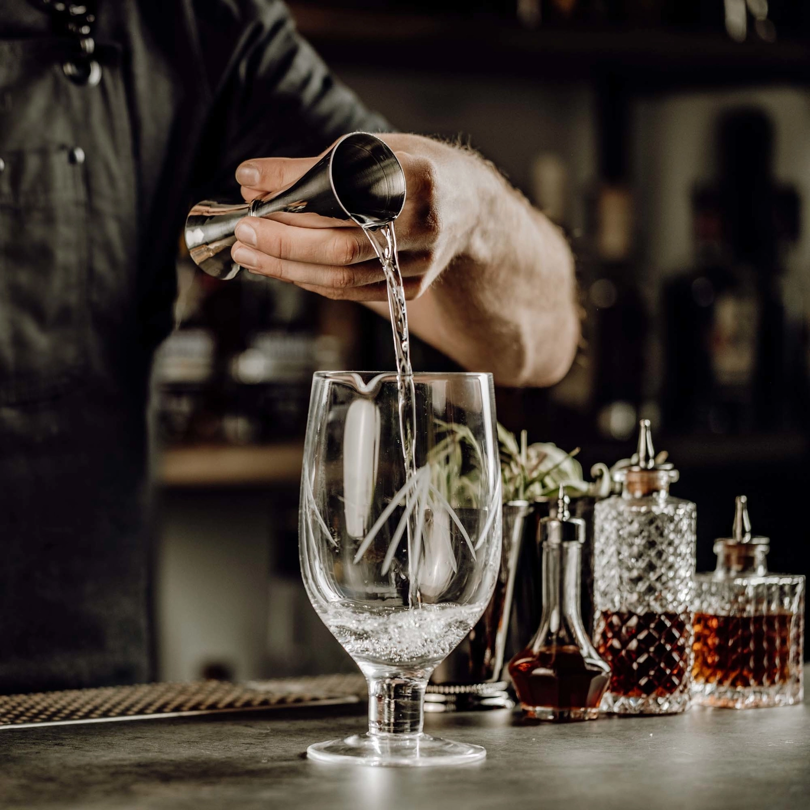 Jigger – miarka Yakuza, 30/60 ml, ze stali nierdzewnej | BARFLY, M37169