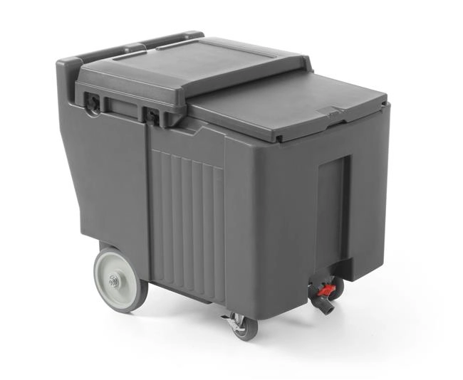 Pojemnik termoizolacyjny do transportu lodu, 110 l, 585x800x745 mm | HENDI, 877883
