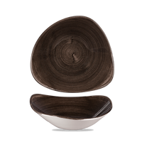Miska trójkątna, Ø235 mm | CHURCHILL, Stonecast Patina Iron Black