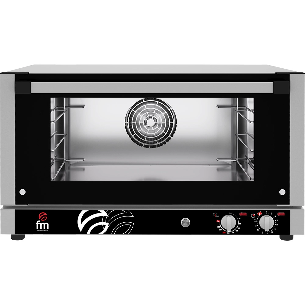 Piec konwekcyjny z nawilżaniem, elektryczny, manualny, 3x600x400 / 3xGN 1/1, 3.9 kW, 820x805x480 mm | FM INDUSTRIAL, RX