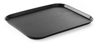 Taca Fast Food 350x450 mm z polipropylenu, czarna | HENDI, 878859