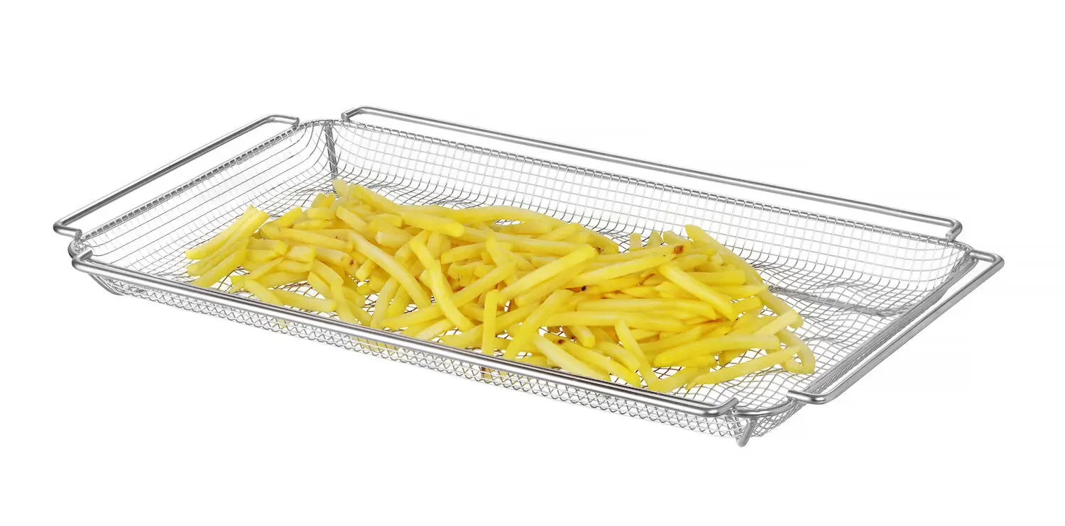 Kosz do pieczenia frytek, falisty, GN 1/1, 530x325x40 mm | HENDI, CONVECTOMAT