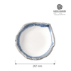 Miska prezentacyjna, Ø267 mm, szara | FINE DINE, Silk