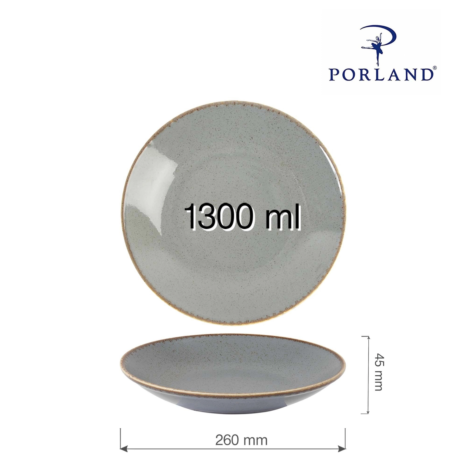 Talerz coupe, Ø260 mm | PORLAND, Seasons Stone