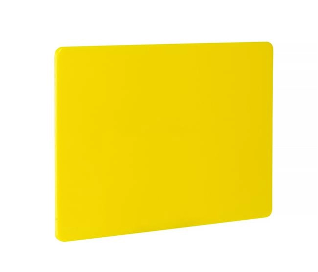 Deska do krojenia HACCP GN 1/1, 530x325x10 mm, żółta | HENDI, 826850