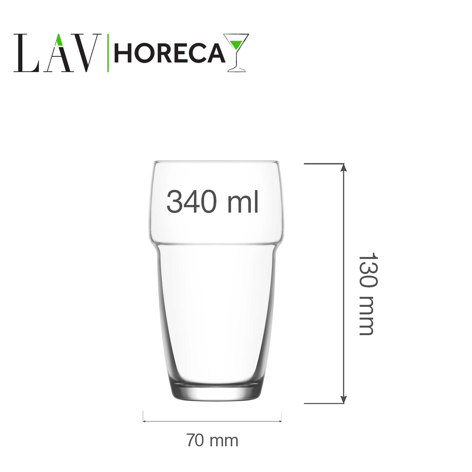 Szklanka wysoka, 340 ml | LAV, Valetta
