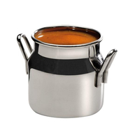 Mini bańka 0,08 l, zestaw 4 szt., inox | APS, Snack Holder