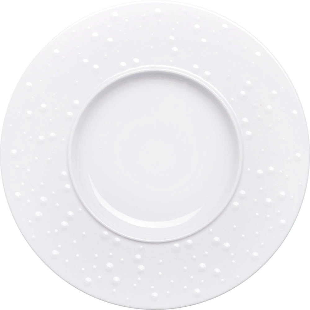 Talerz płytki do pasty, deseru Rosa z porcelany Ø300 mm | LUBIANA, Art