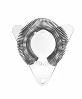 Sitko barmańskie trójkątne „Ninja”, 97×105 mm, srebrne | BAR UP, 596449