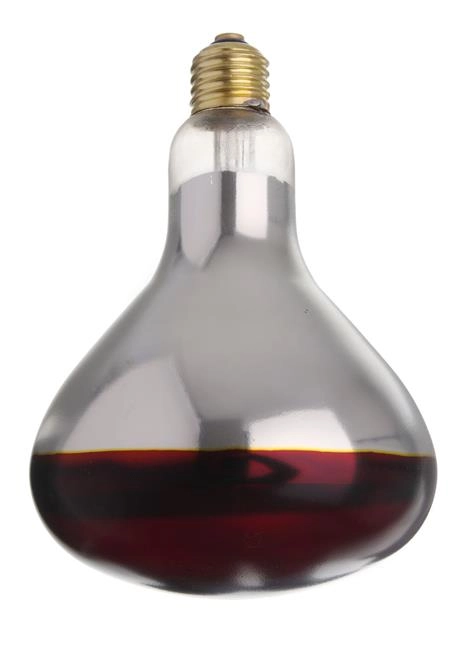 Żarówka podczerwona do lamp grzewczych, 0,25 kW, 230 V, ⌀125×170 mm | HENDI, 919217