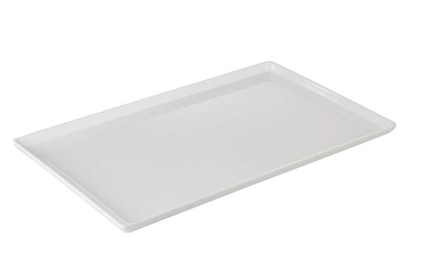 Taca prostokątna z melaminy GN 1/2 325x265 mm, biała | APS, Float