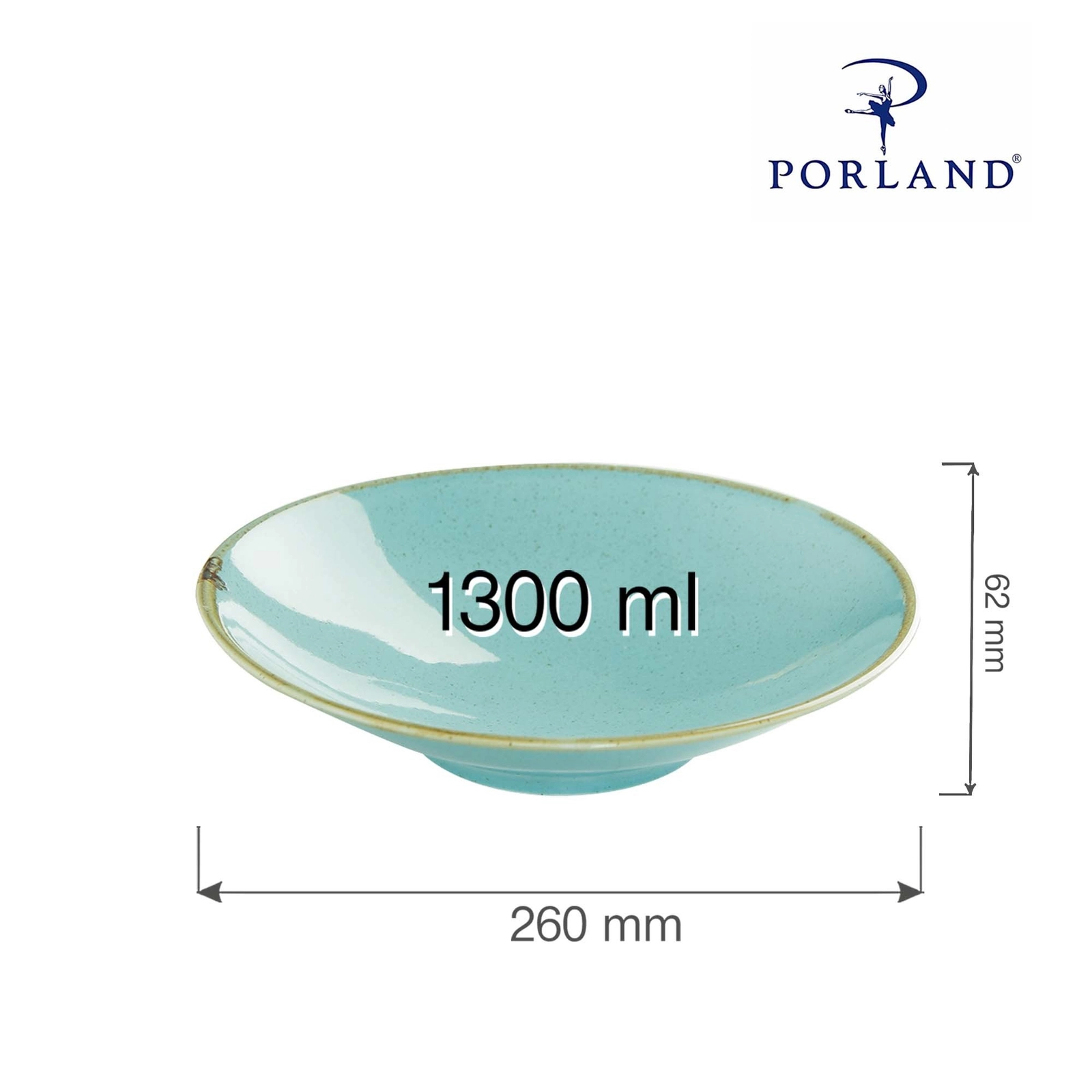 Talerz na stopie, Ø260 mm | PORLAND, Seasons Laguna