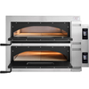 Piec do pizzy, 2×6×Ø36 cm, 18 kW, 400 V, 1370×850×750 mm | GGF, F-Digital Line