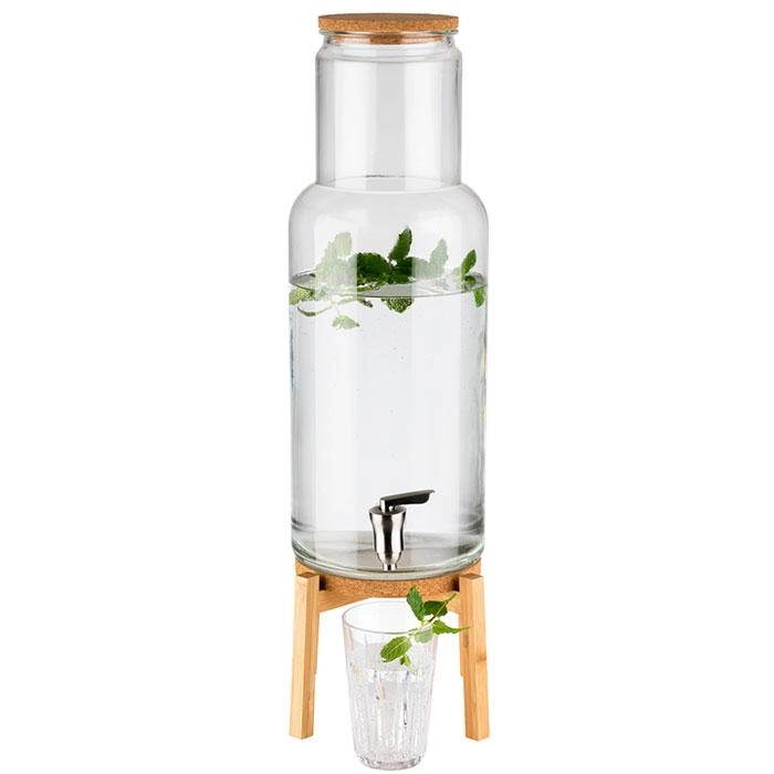 Dyspenser do drinków 7,5 l, 230x230x605 mm | APS, Nordic Wood