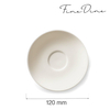 Spodek do filiżanki sztaplowanej do espresso, Ø120 mm | FINE DINE, Crema