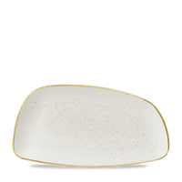 Talerz Geo szefa kuchni, 350×190 mm | CHURCHILL, Stonecast Barley White