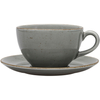Filiżanka Aida z porcelany 280 ml, szara | LUBIANA, Art