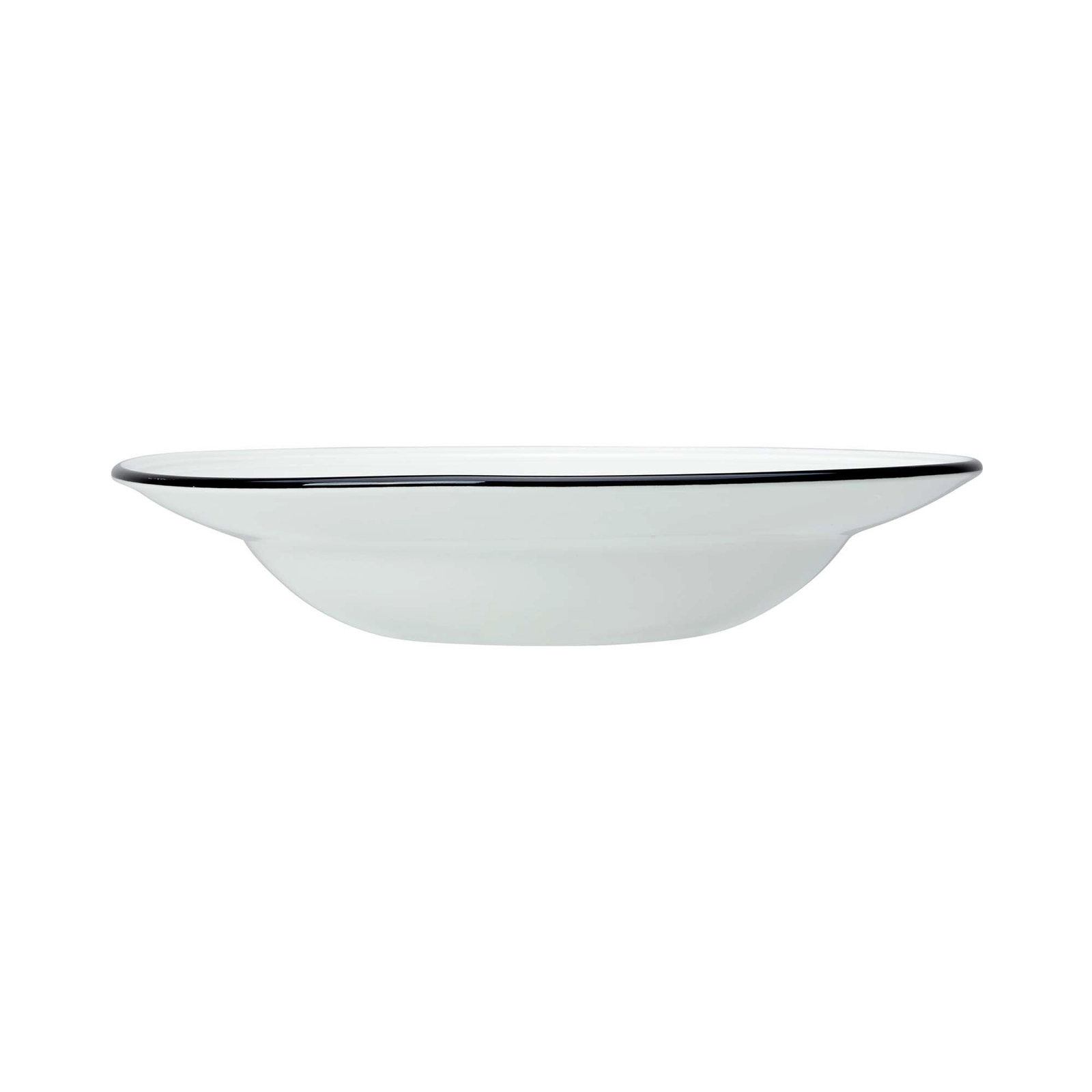 Talerz do pasty, ⌀240 mm, czarny | STEELITE, Bead Black Band