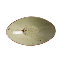 Miska łódka, 250x160 mm, zielona | FINE DINE, Olive