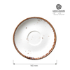 Spodek, Ø140 mm, pomarańczowy | FINE DINE, Vanilla