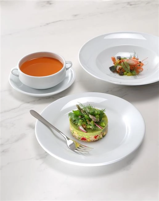 Talerz z porcelany do makaronu, ø260 mm | HENDI, Optima