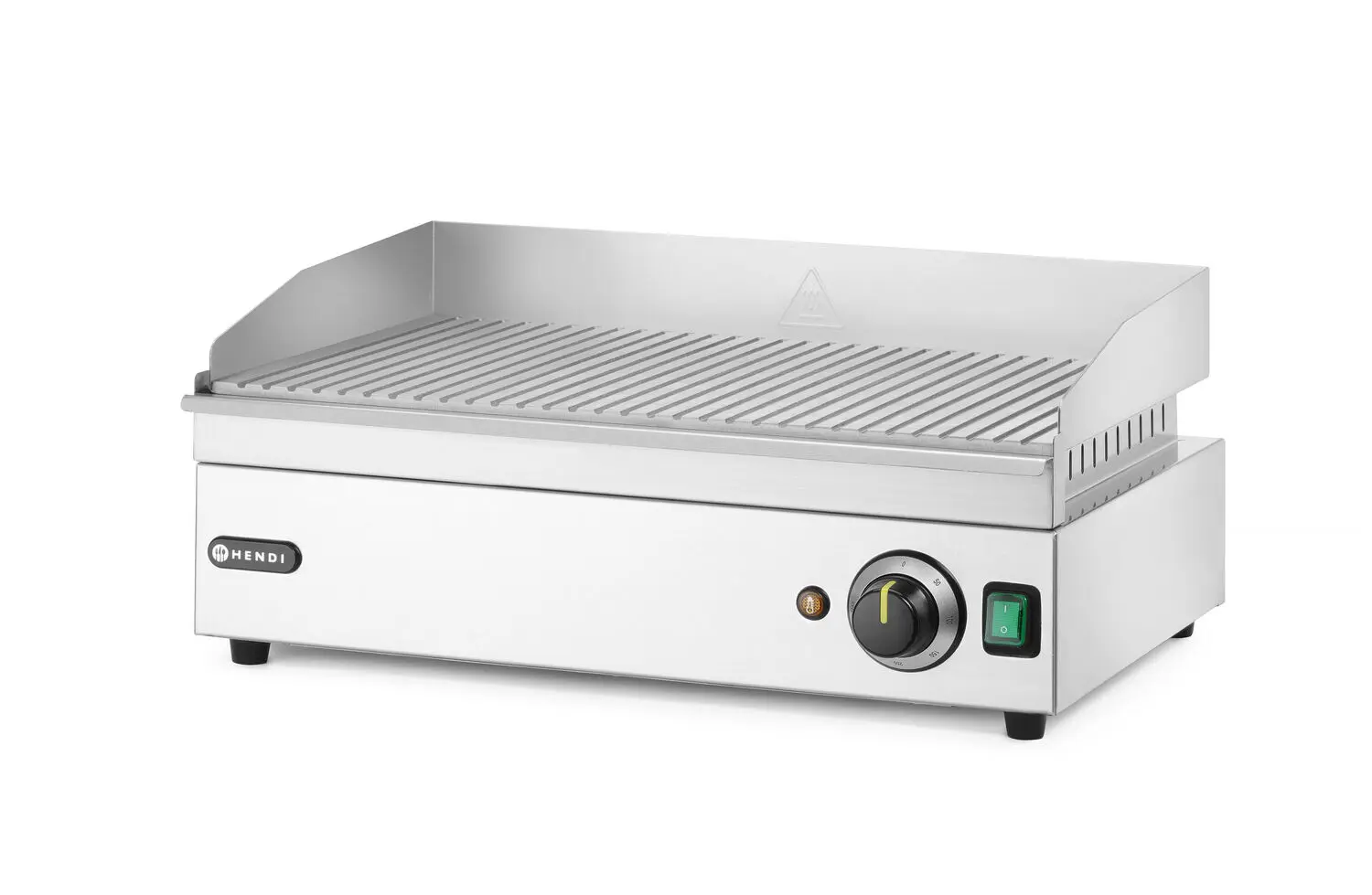 Płyta grillowa żebrowana ryflowana, 220-240 V, 2,4 kW | HENDI, Kitchen Line