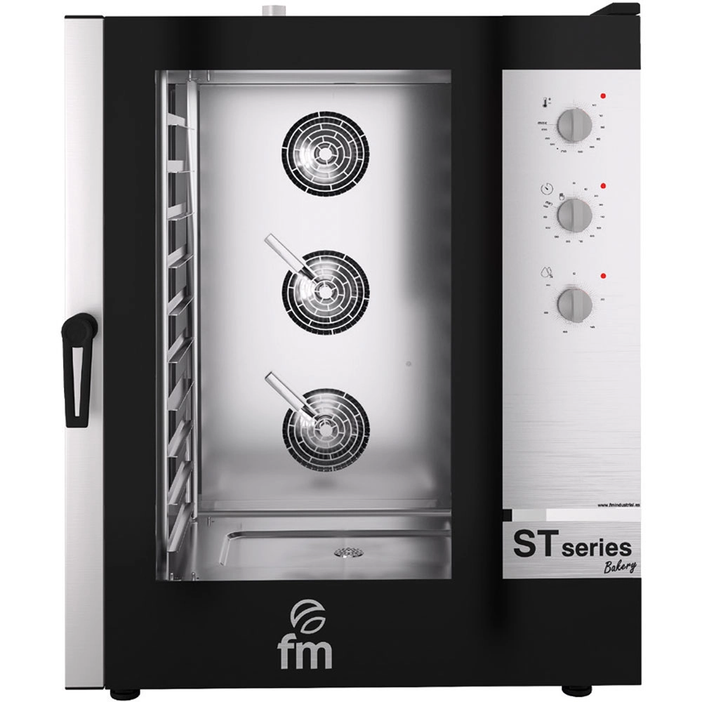 Piec konwekcyjno-parowy piekarniczy elektryczny, manualny, 10x600x400, 15.6 kW, 885x970x1170 mm | FM INDUSTRIAL, ST-Bakery