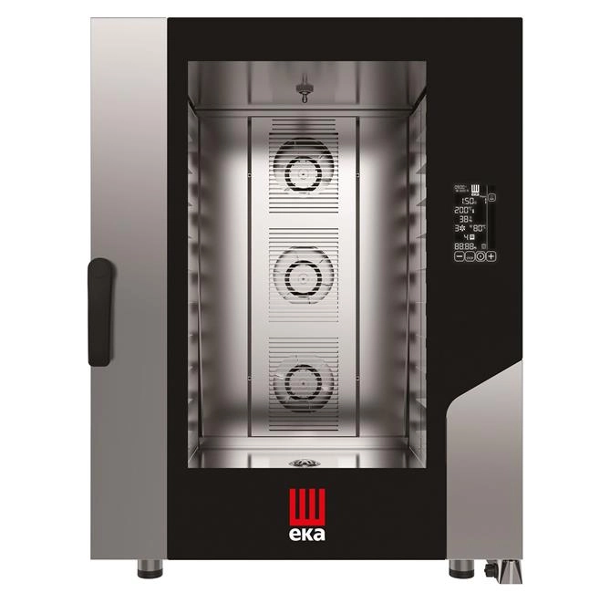 Piec konwekcyjno-parowy 10×600×400 mm, elektryczny 400V/15,5 kW, 850×1035×1130 mm | TECNOEKA, Millennial Black Mask