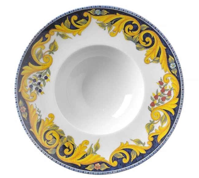 Talerz Barocco z porcelany do pasty, ø275 mm | HENDI, 769935