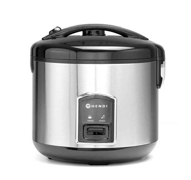 Urządzenie do gotowania ryżu i kaszy z funkcją gotowania na parze, 1,8 l, 230 V, 0,7 kW, ⌀280x285 mm | HENDI, Profi Line