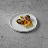 Talerz płytki bez rantu, Ø230 mm, kremowy | FINE DINE, Pure