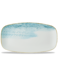 Talerz prostokątny Homespun Accents Aquamarine, 298x153 mm | CHURCHILL, HOMESPUN ACCENTS AQUAMARINE
