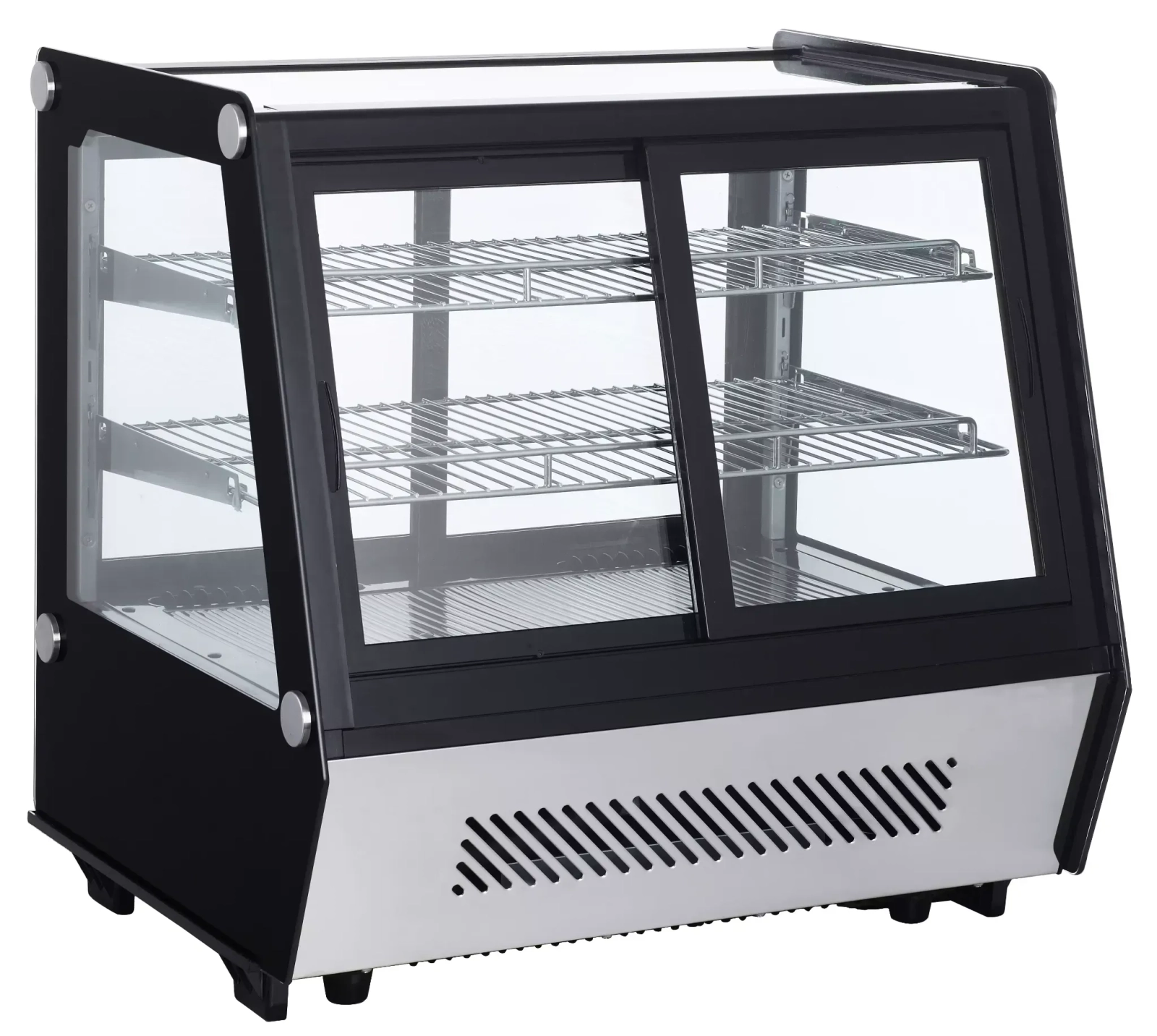 Witryna chłodnicza nastawna z oświetleniem LED, otwierana z obu stron, 125 l, 702x568x686 mm | TECHNICA, Cold Line
