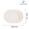 Półmisek owalny, Ø280 mm | PORLAND, Line