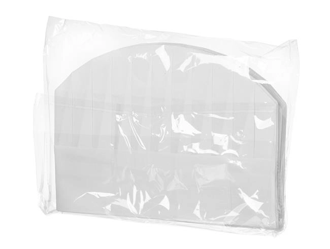 Czapka kucharska – zestaw 10 szt., biała, ⌀600x230 mm | HENDI, 560044