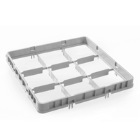 Nadstawa do kosza typ 2, 500×500×40 mm, 9 elementów, maks. ø 148 mm | AMERBOX, 877630