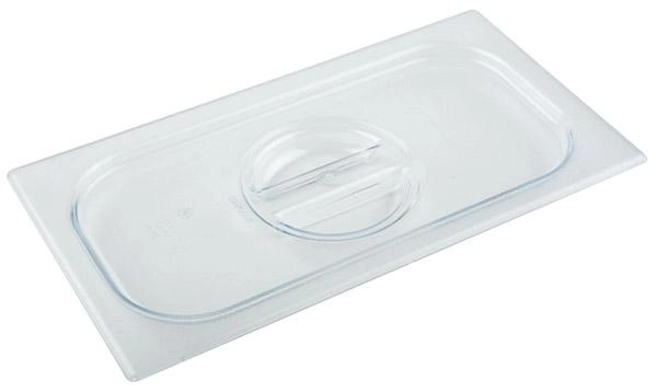 Pokrywa GN 1/4 z poliwęglanu, 265x162 mm, przeźroczysta | APS, 82029